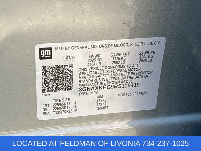 Used 2024 Chevrolet Equinox LT w/ LPO, Floor Liner Package FWD image 32