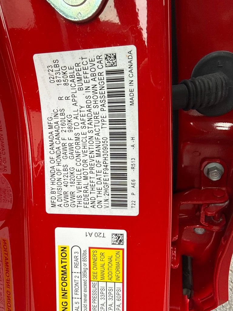 Used 2023 Honda Civic Touring image 56