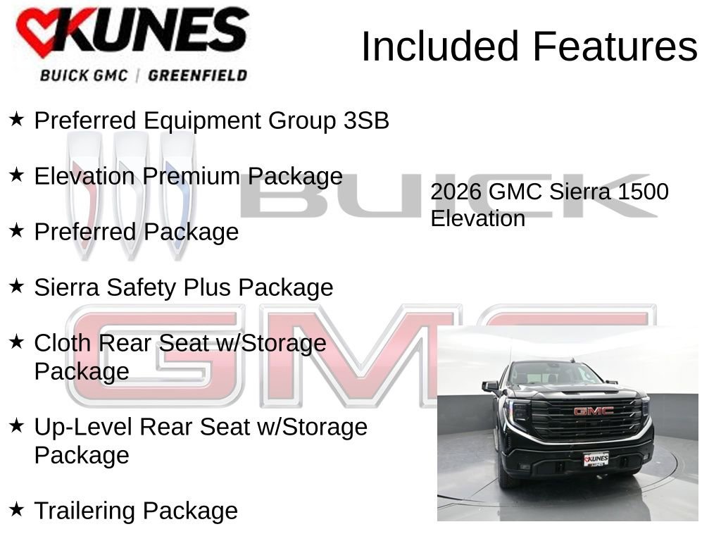 New 2026 GMC Sierra 1500 Elevation w/ Elevation Premium Package image 3