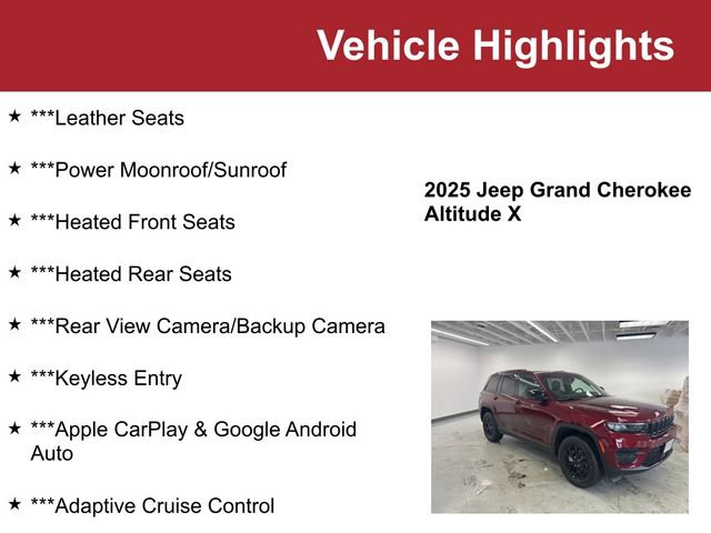 Used 2025 Jeep Grand Cherokee Altitude w/ Trailer Tow Package video 2