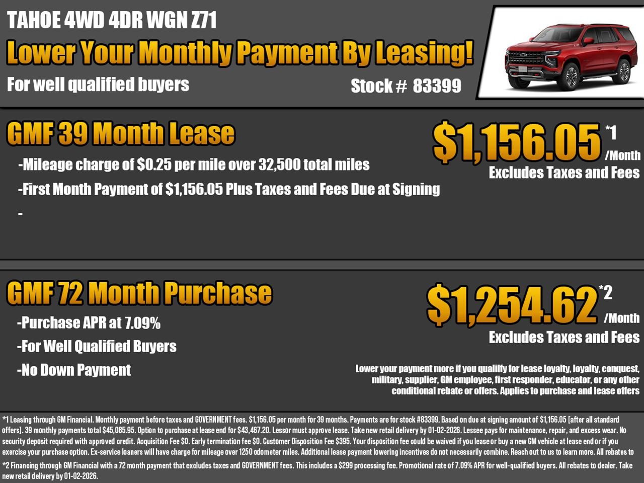 New 2026 Chevrolet Tahoe Z71 image 2