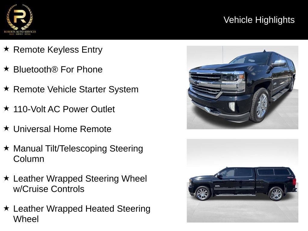 Used 2017 Chevrolet Silverado 1500 High Country AWD/4WD image 18