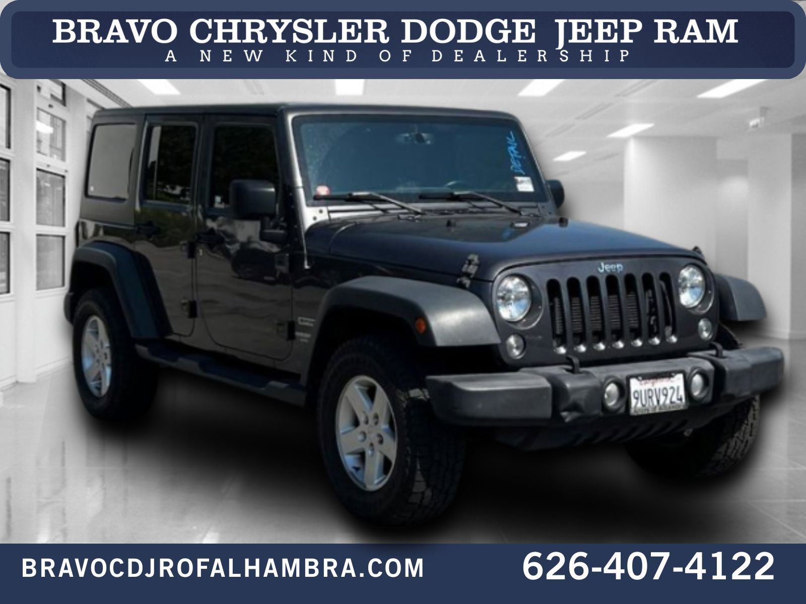 Used 2016 Jeep Wrangler Unlimited Sport w/ Quick Order Package 24S