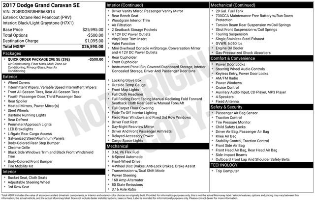 Used 2017 Dodge Grand Caravan SE image 31