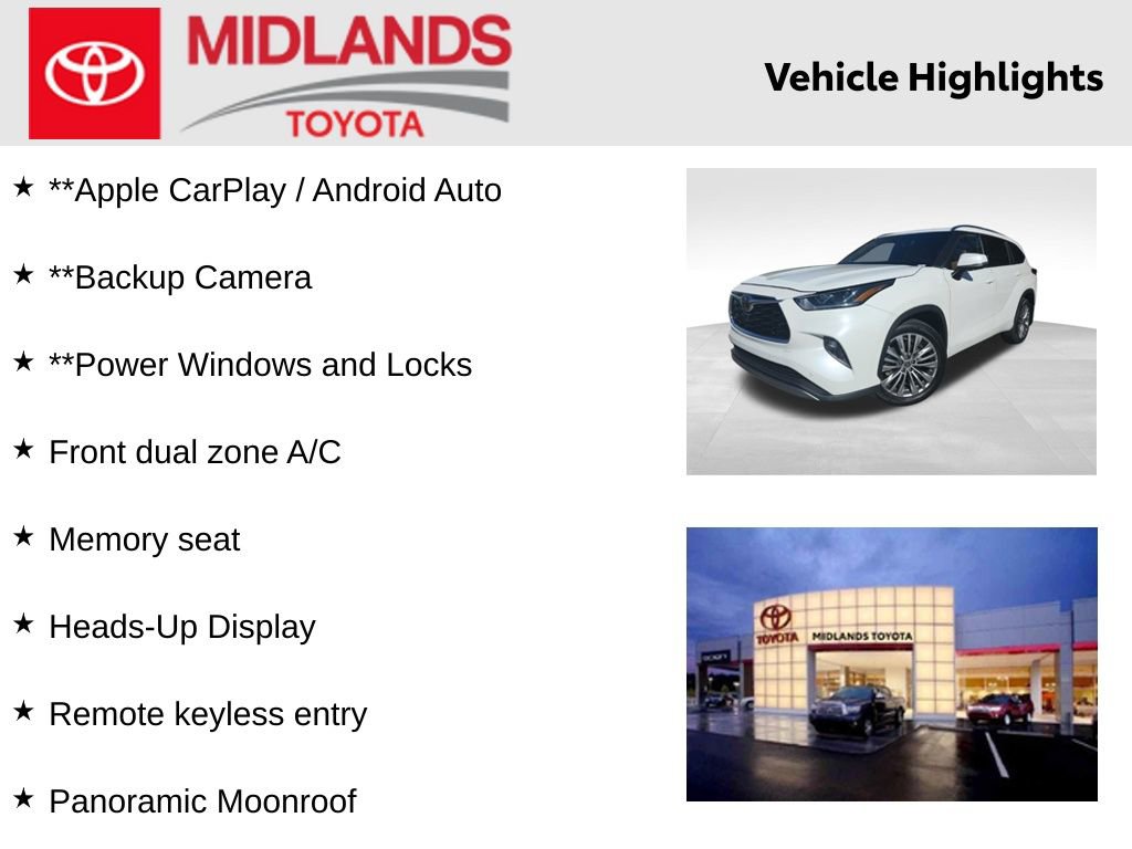 Used 2020 Toyota Highlander Platinum image 2