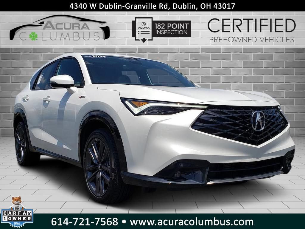 Certified 2025 Acura ADX A-Spec AWD/4WD image 1