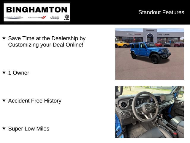 Used 2024 Jeep Wrangler Unlimited Sahara w/ Safety Group AWD/4WD image 5