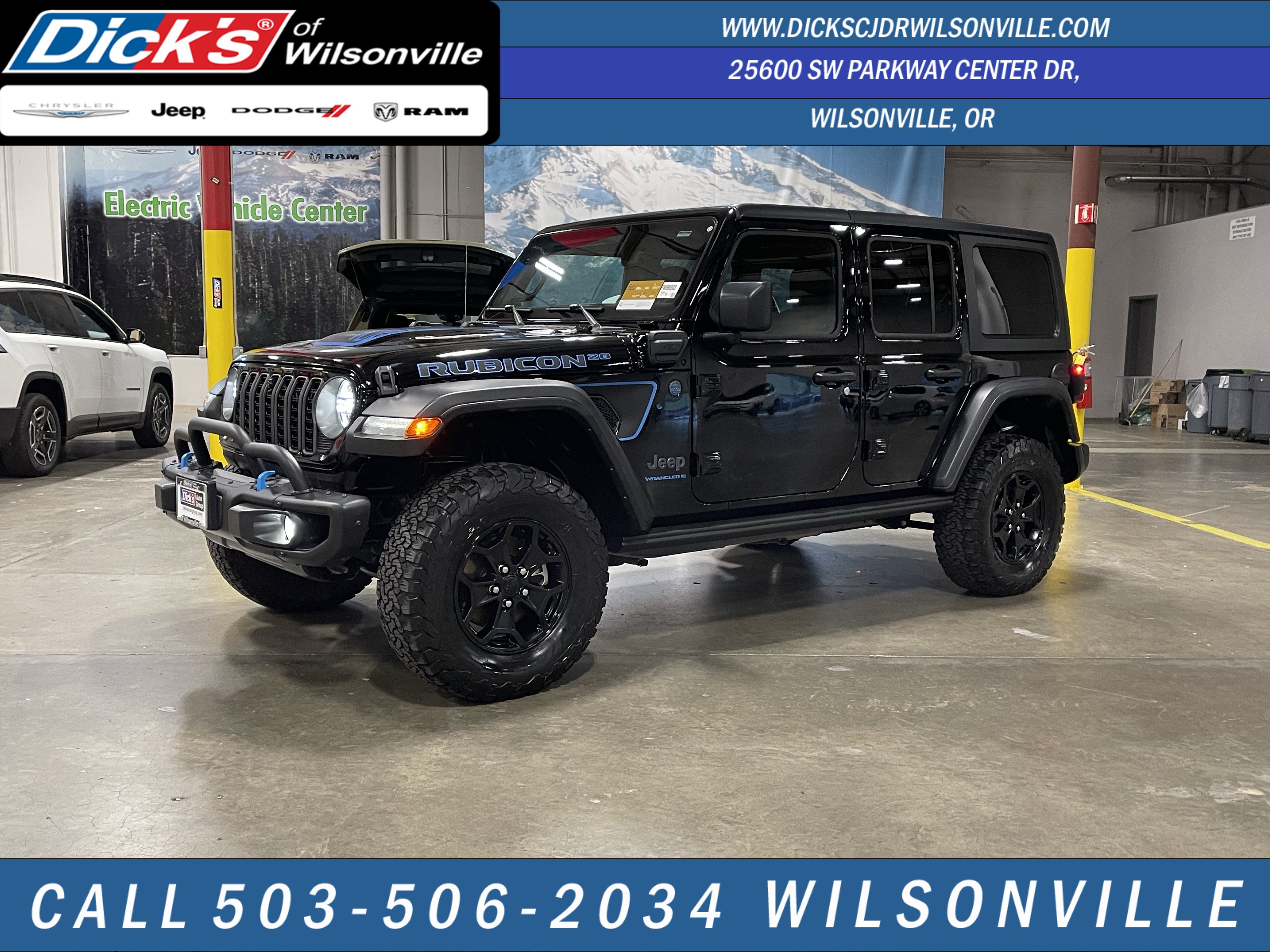 Certified 2023 Jeep Wrangler Unlimited Rubicon 4xe AWD/4WD image 1