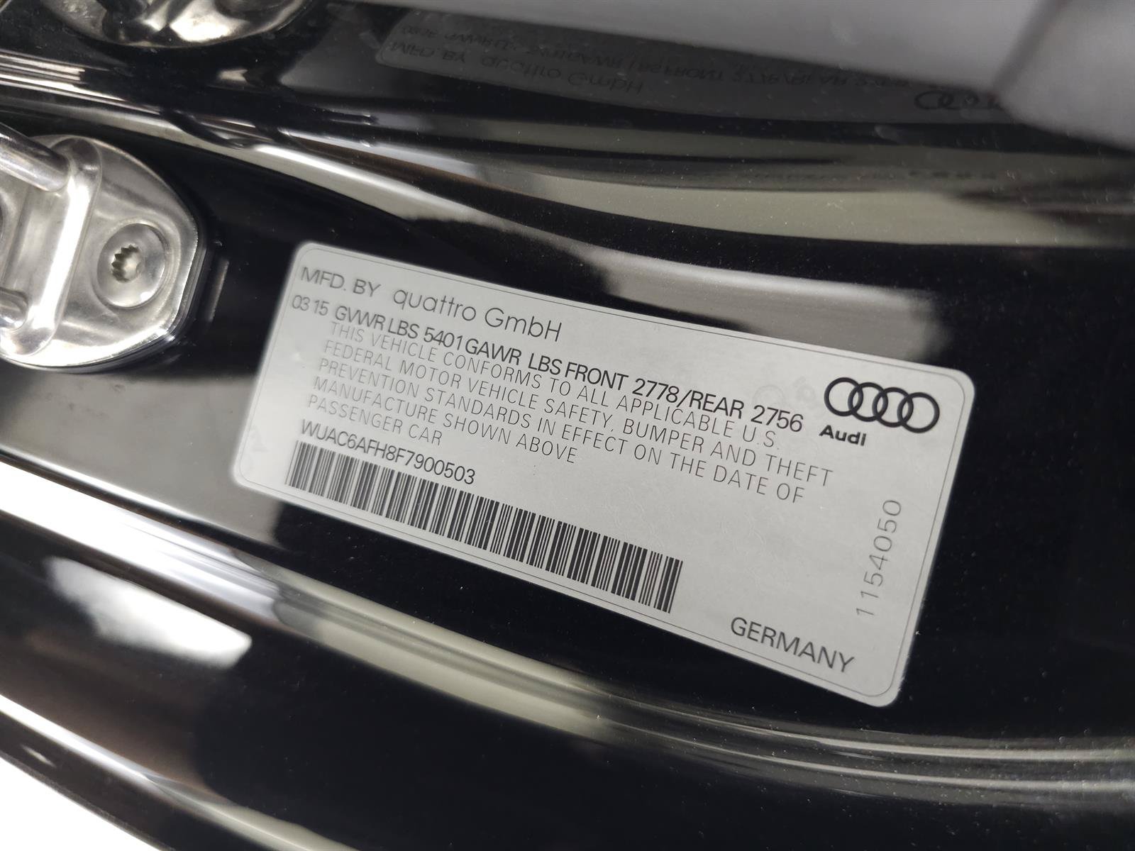 Used 2015 Audi RS 5 Cabriolet w/ Black Optic Plus Package AWD/4WD image 25