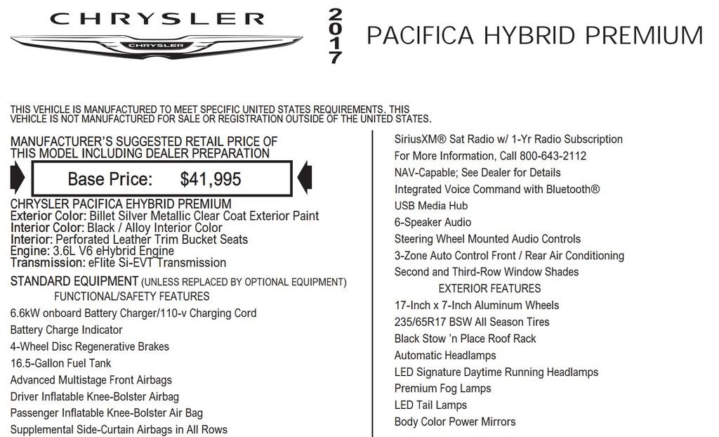 Used 2017 Chrysler Pacifica Premium image 17