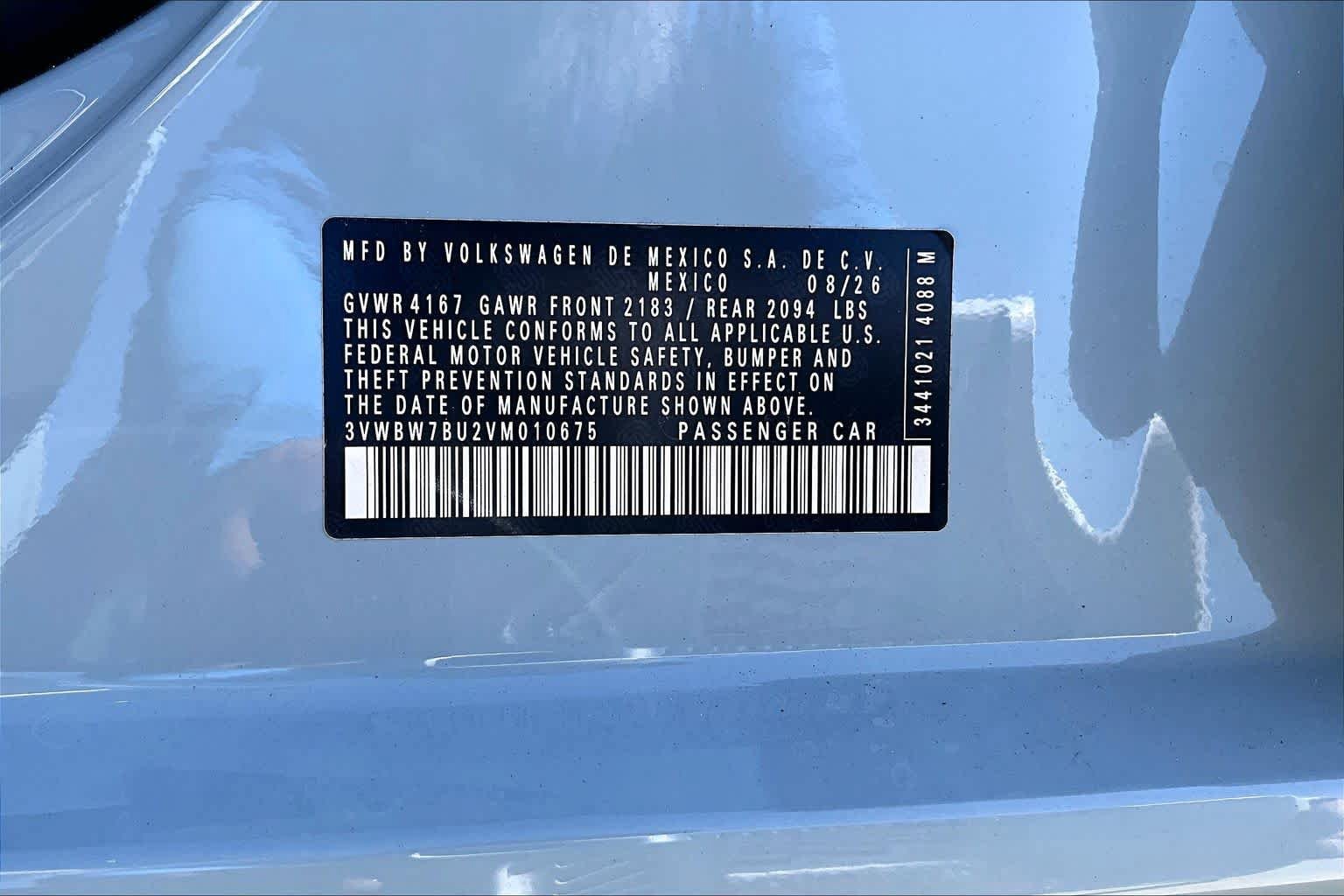 New 2027 Volkswagen Jetta SE FWD image 21