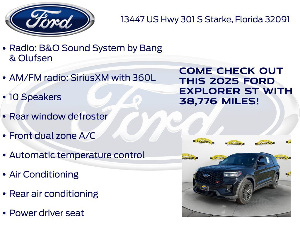 Certified 2025 Ford Explorer ST AWD/4WD image 22