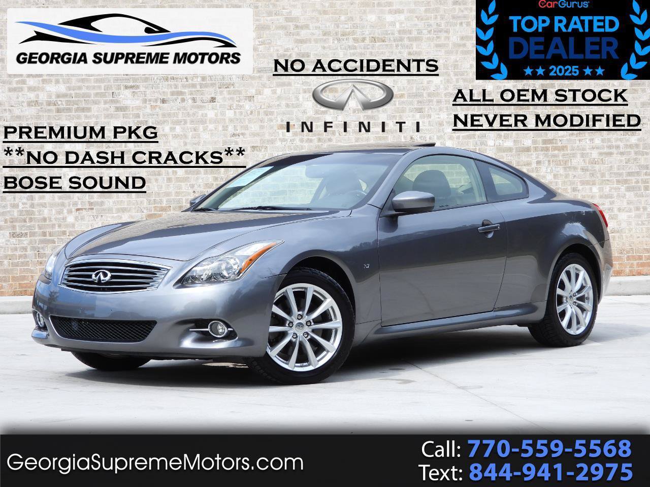 Used 2014 INFINITI Q60 AWD Coupe w/ Premium Package image 1