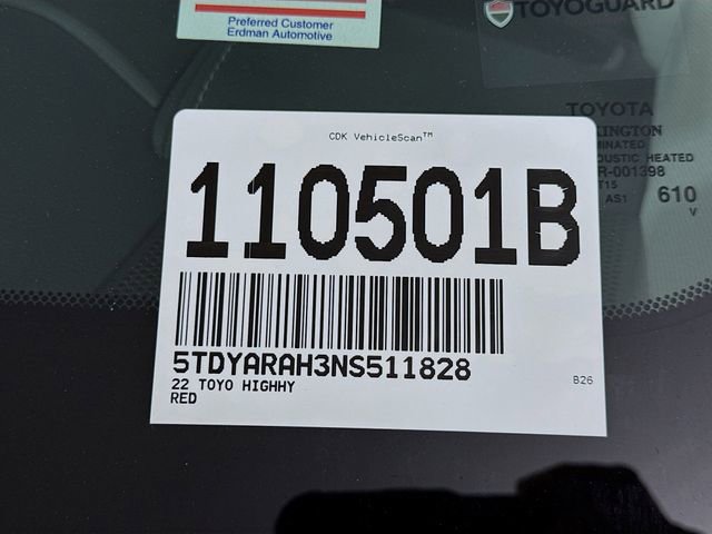 Used 2022 Toyota Highlander Limited image 31