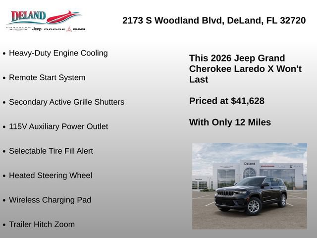 New 2026 Jeep Grand Cherokee Laredo X AWD/4WD image 24