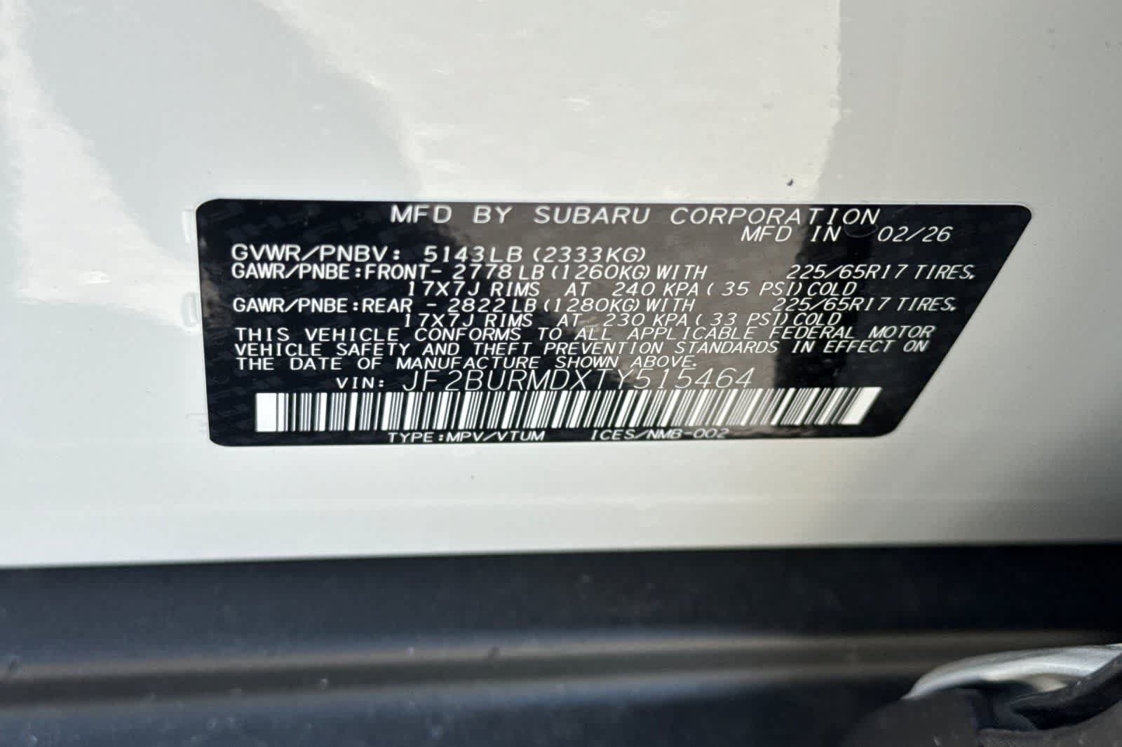 New 2026 Subaru Outback Wilderness AWD/4WD image 32