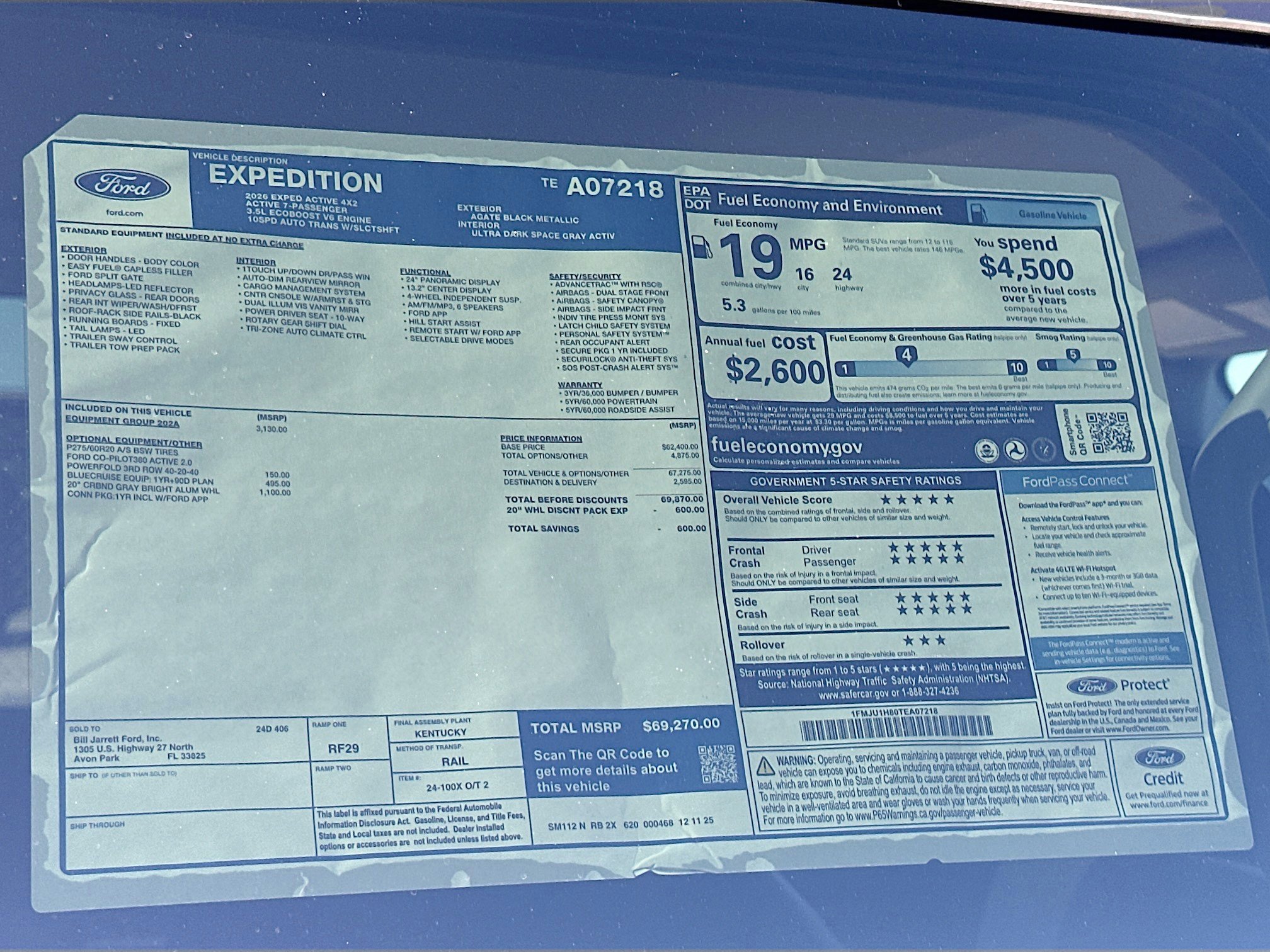 New 2026 Ford Expedition Active image 19