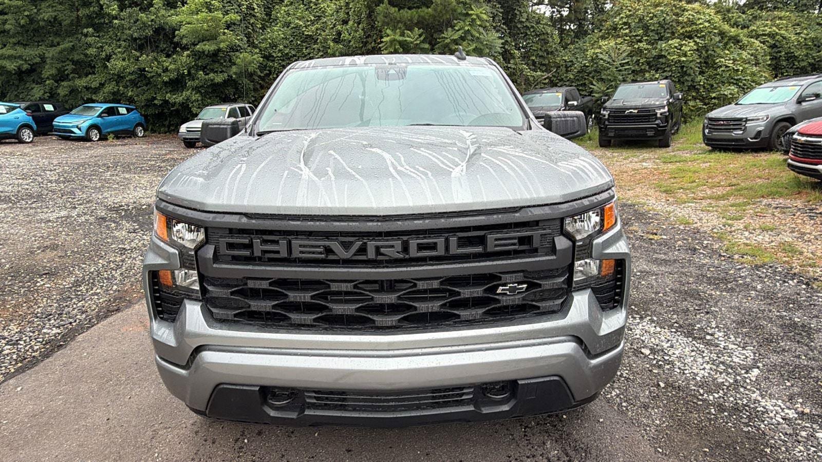 New 2026 Chevrolet Silverado 1500 Custom w/ Turbomax Blackout Package RWD image 2