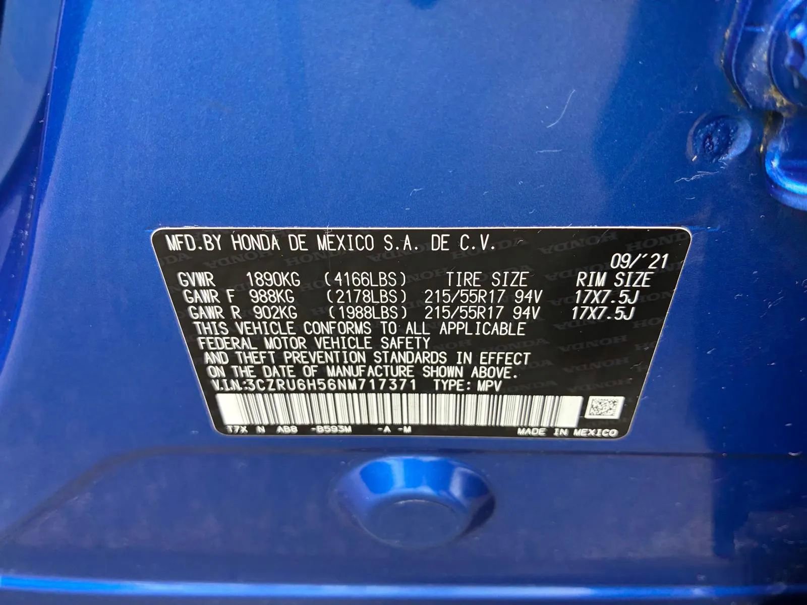 Used 2022 Honda HR-V EX image 29