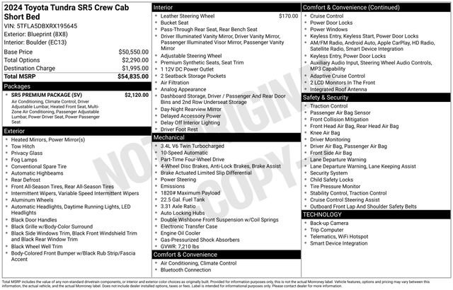 Used 2024 Toyota Tundra SR5 w/ SR5 Premium Package image 15