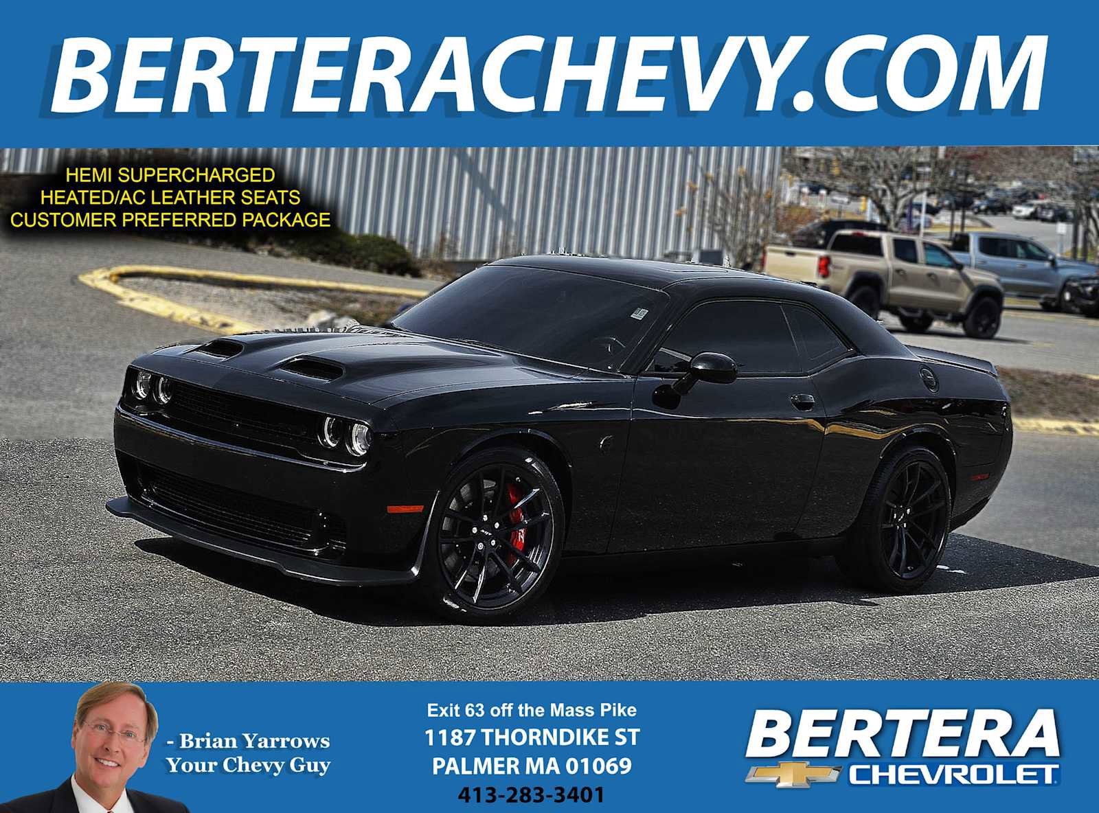 Used 2023 Dodge Challenger SRT Hellcat w/ Driver Convenience Group image 2