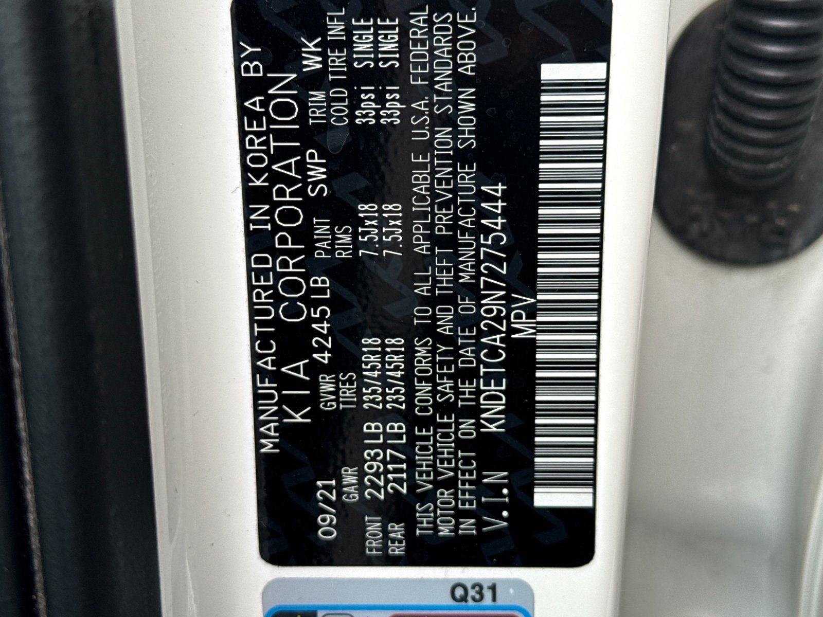 Used 2022 Kia Seltos SX w/ Sunroof Package image 29