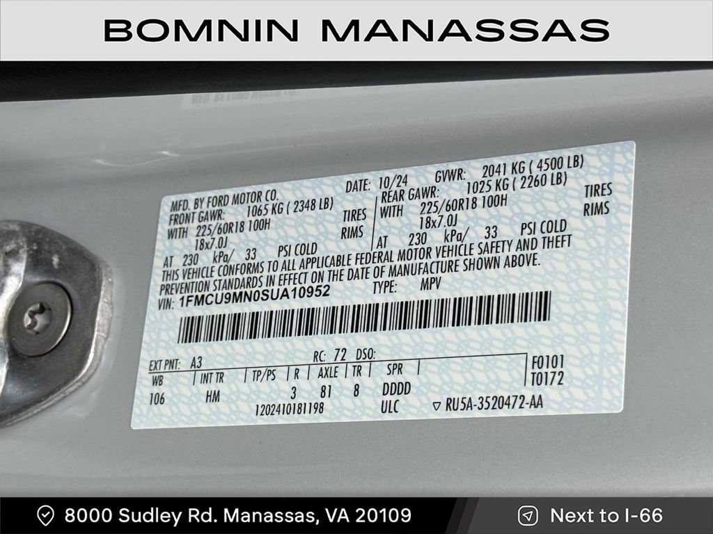 Used 2025 Ford Escape ST-Line image 31