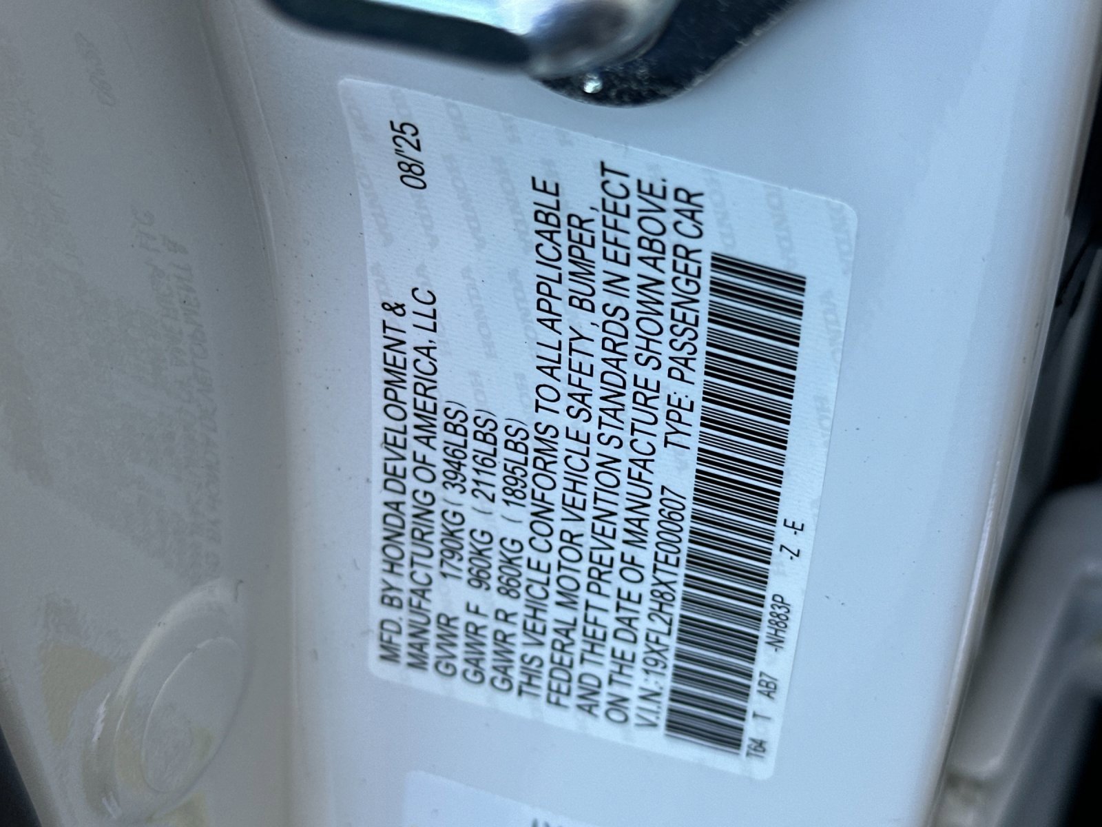 New 2026 Honda Civic Sport image 33