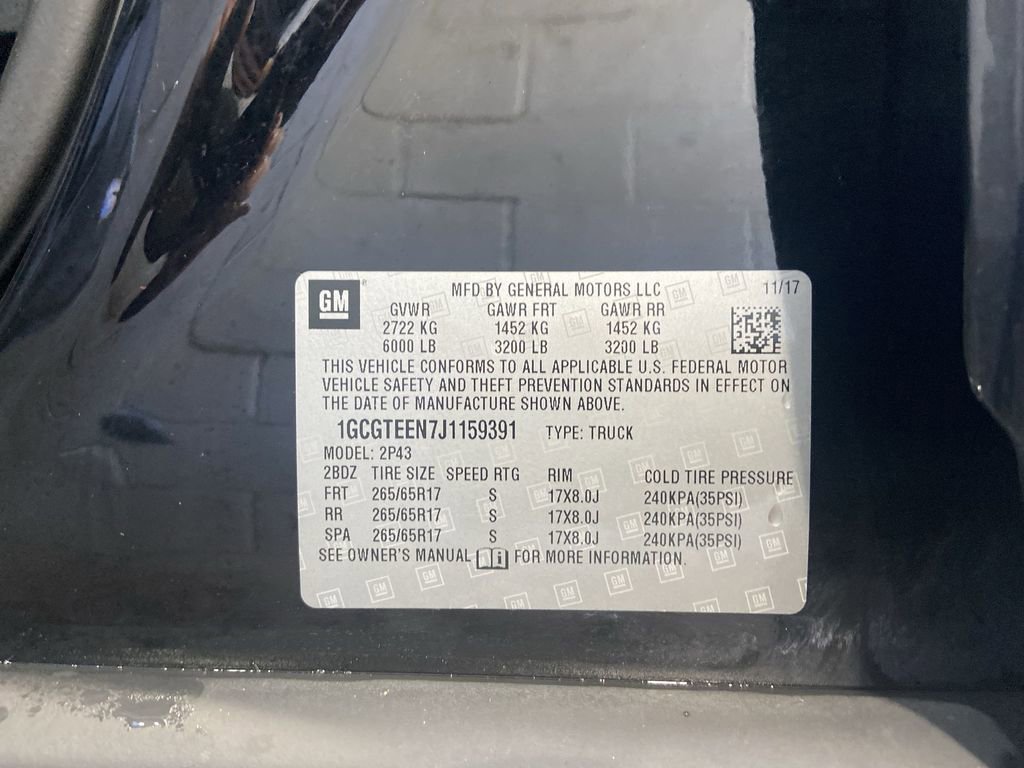 Certified 2018 Chevrolet Colorado ZR2 AWD/4WD image 33
