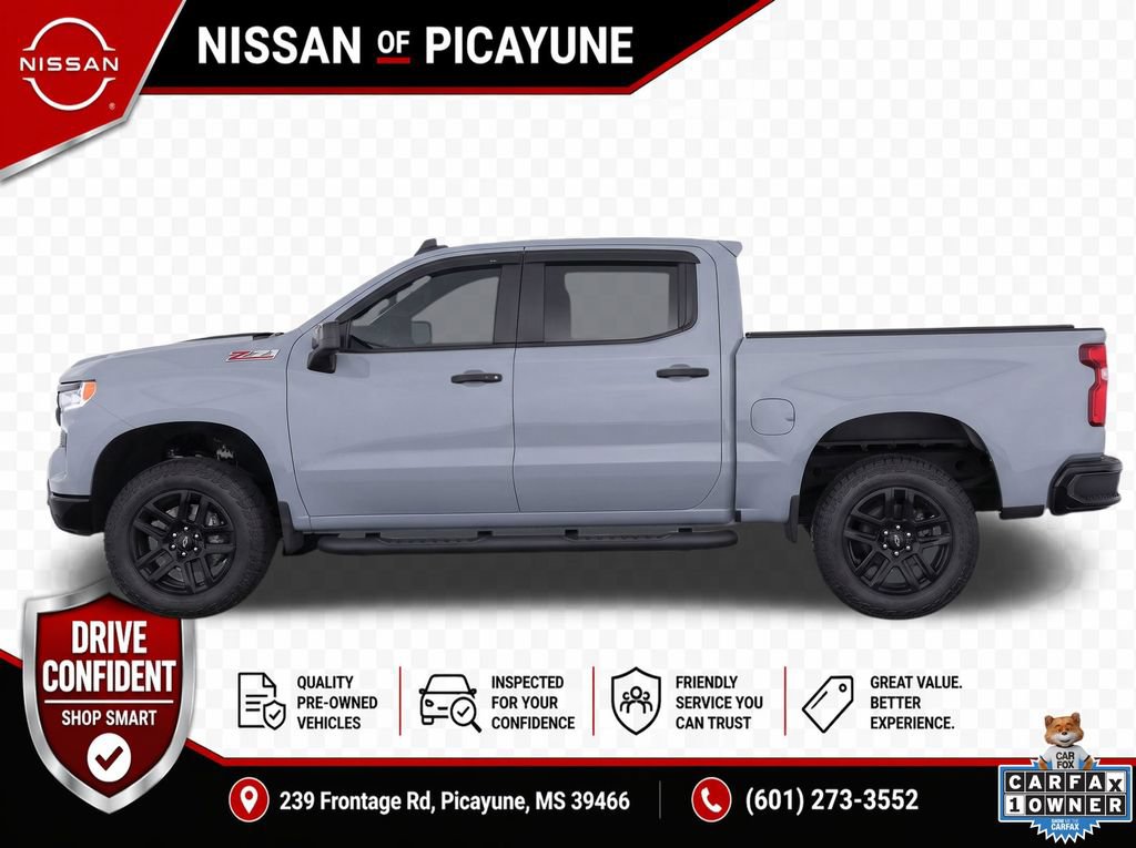 Used 2025 Chevrolet Silverado 1500 Custom Trail Boss w/ LPO, Dark Essentials Package AWD/4WD video 2