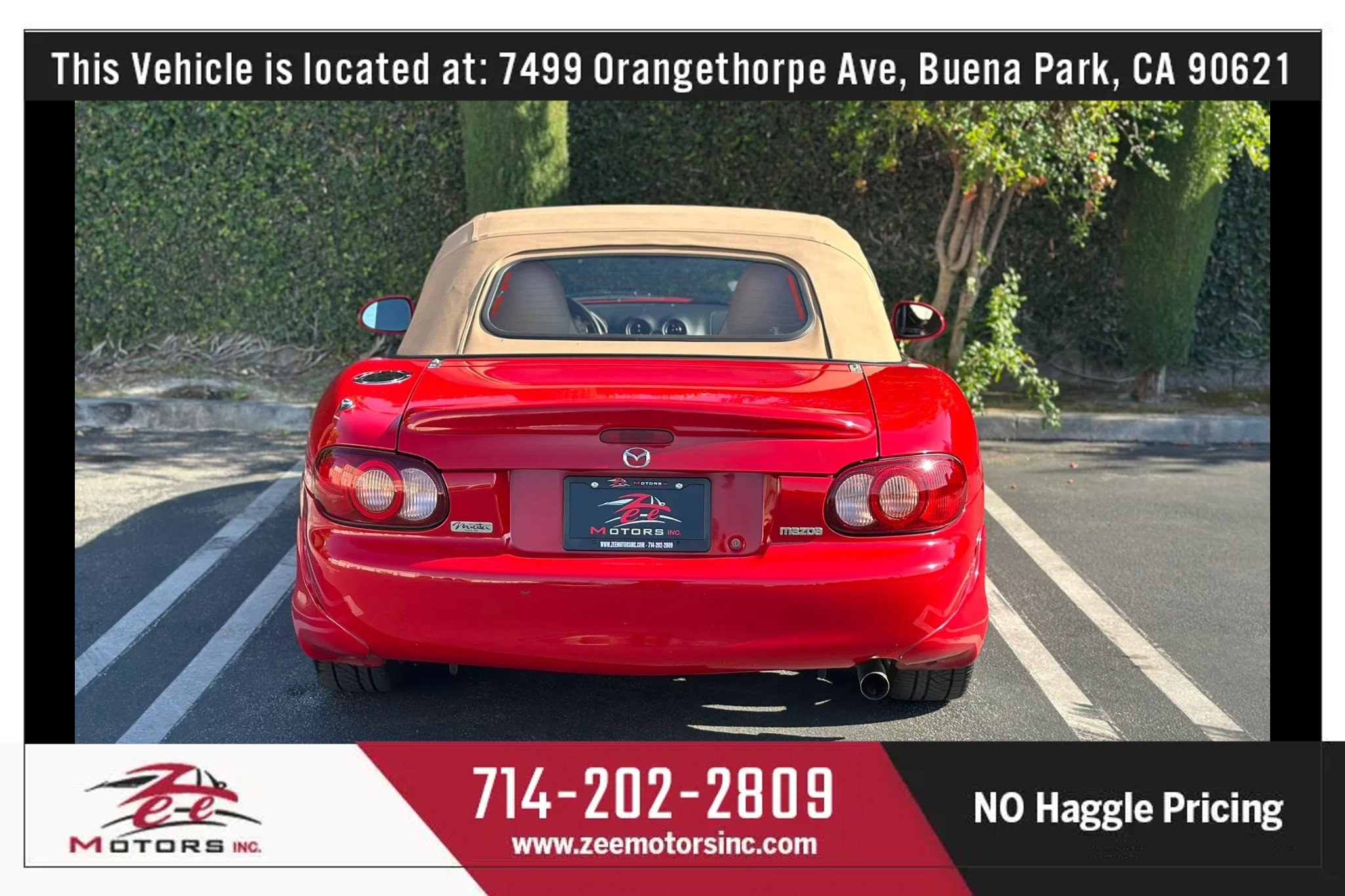 Used 2002 MAZDA MX-5 Miata SE RWD image 8