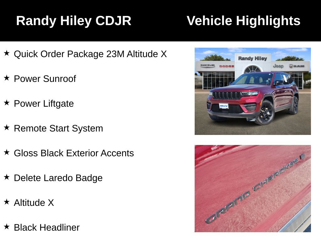 Used 2025 Jeep Grand Cherokee Altitude AWD/4WD image 5
