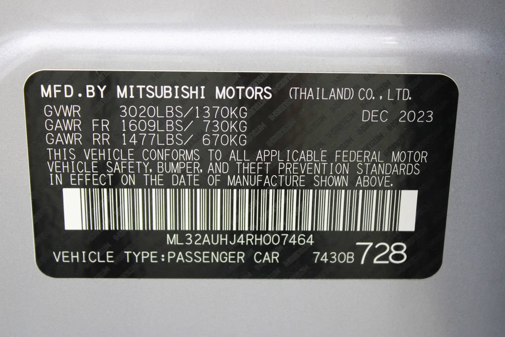 Used 2024 Mitsubishi Mirage ES FWD image 27