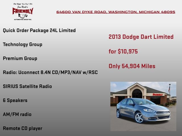 Used 2013 Dodge Dart Limited w/ Technology Group FWD image 5