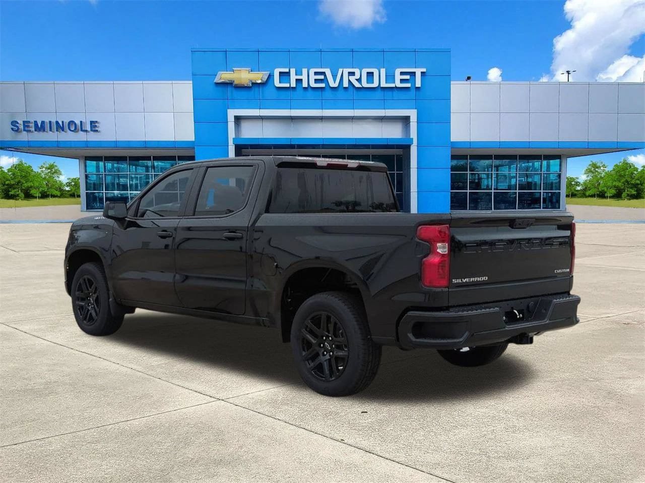 New 2026 Chevrolet Silverado 1500 Custom w/ LPO, Dark Essentials Package RWD image 3
