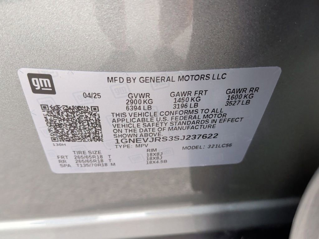 Used 2025 Chevrolet Traverse Z71 AWD/4WD image 49