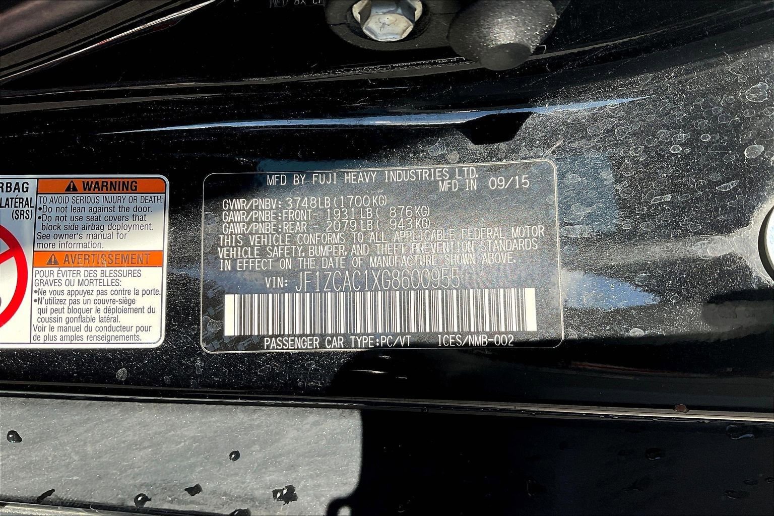 Used 2016 Subaru BRZ Limited w/ Popular Package #4 image 21