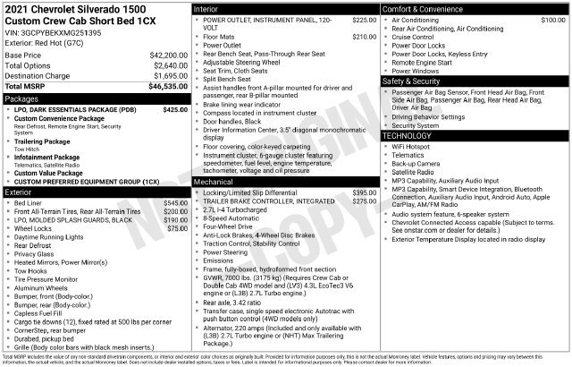 Used 2021 Chevrolet Silverado 1500 Custom AWD/4WD image 7