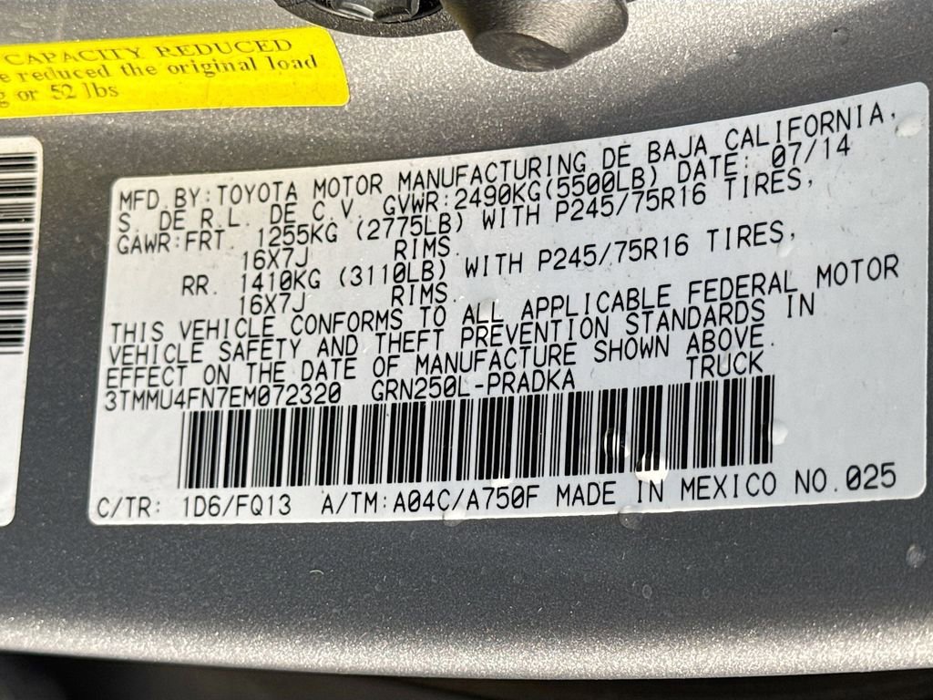 Used 2014 Toyota Tacoma 4x4 Double Cab w/ SR5 Package image 39