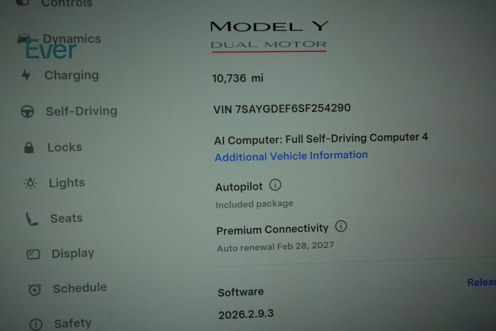 Used 2025 Tesla Model Y Performance AWD/4WD image 7