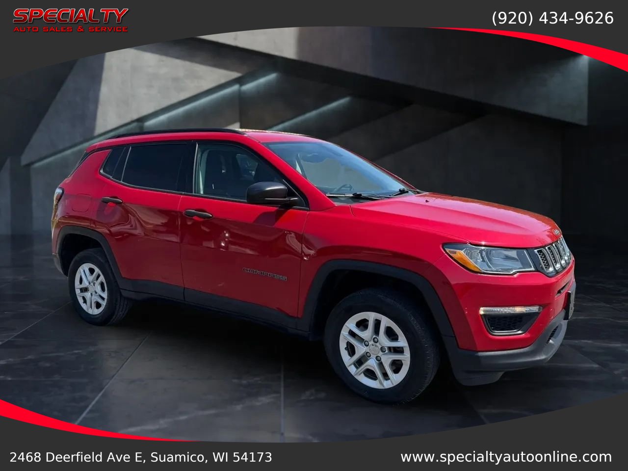 Used 2018 Jeep Compass Sport w/ Cold Weather Group AWD/4WD image 7