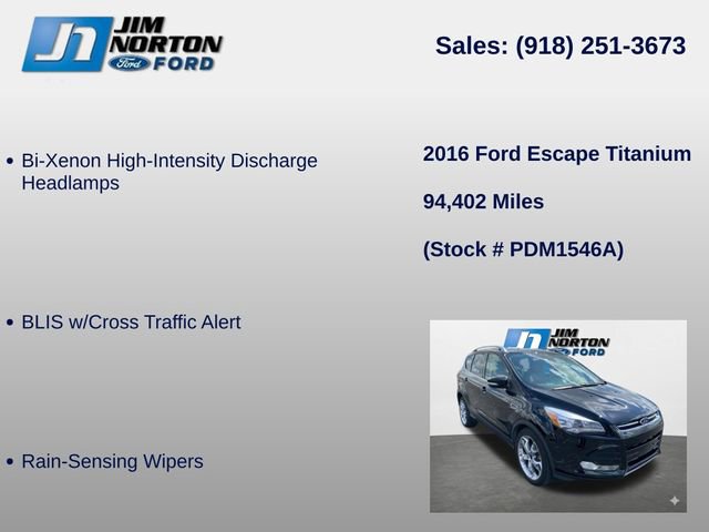 Used 2016 Ford Escape Titanium w/ Equipment Group 301A image 14