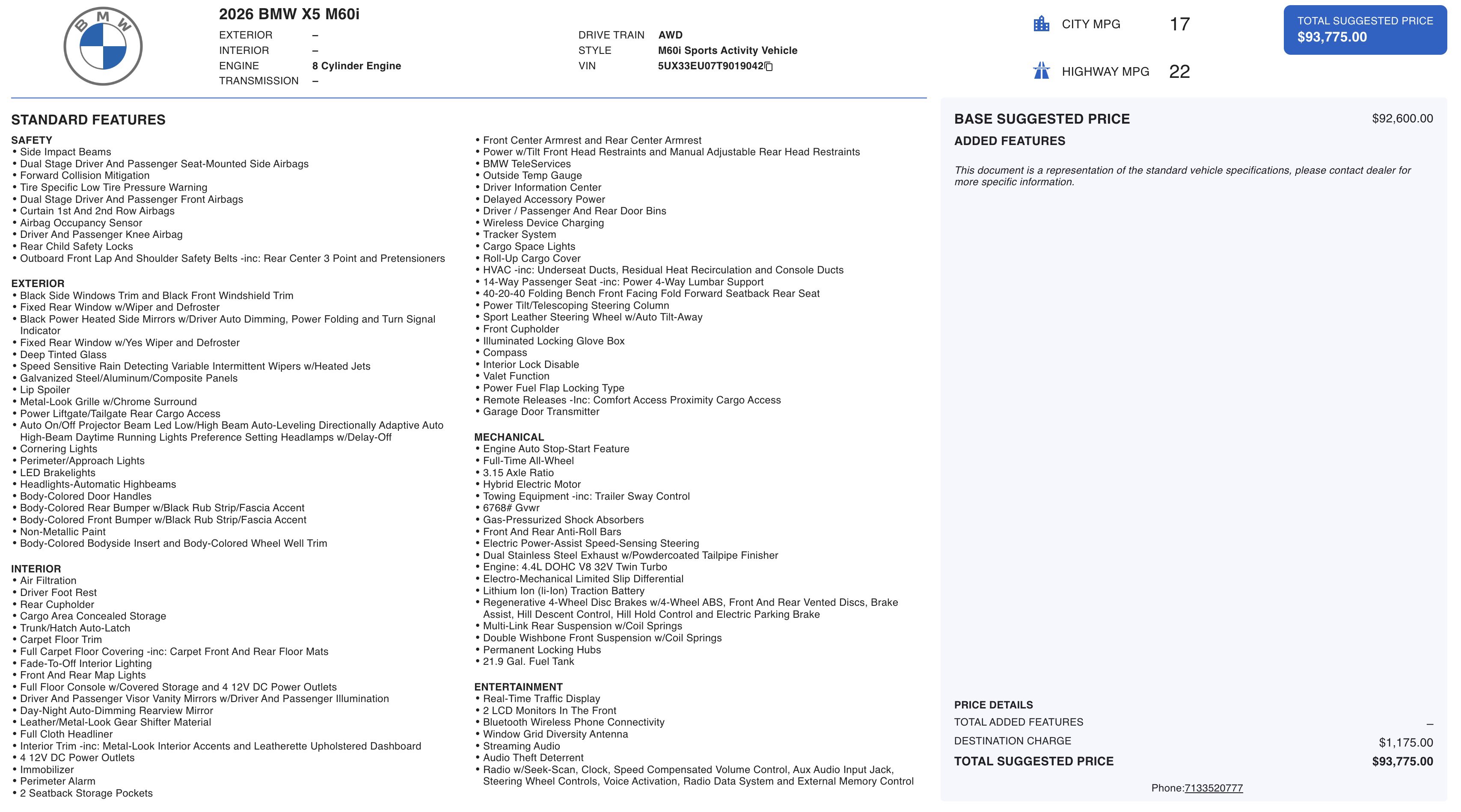 Used 2026 BMW X5 M60i image 7