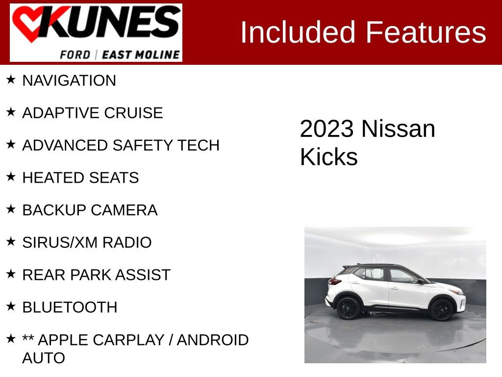 Used 2023 Nissan Kicks SR w/ SR Premium Package image 2