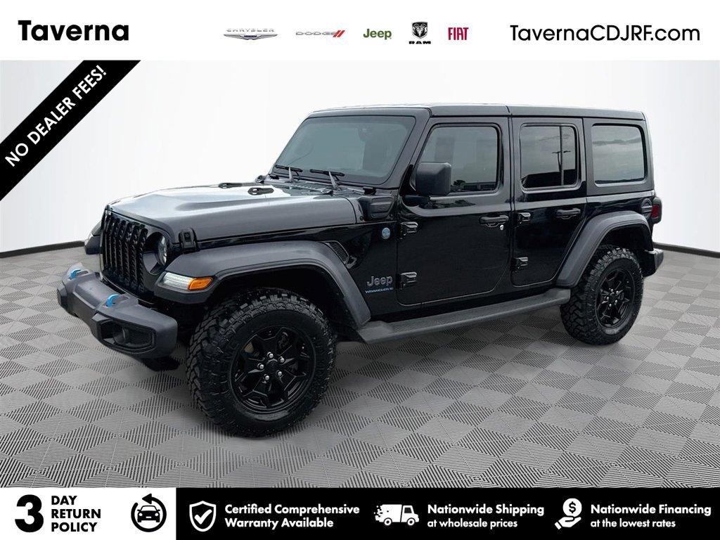 Certified 2023 Jeep Wrangler Unlimited w/ 8.4" Radio Group AWD/4WD image 1