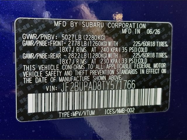 New 2026 Subaru Outback Premium AWD/4WD image 31