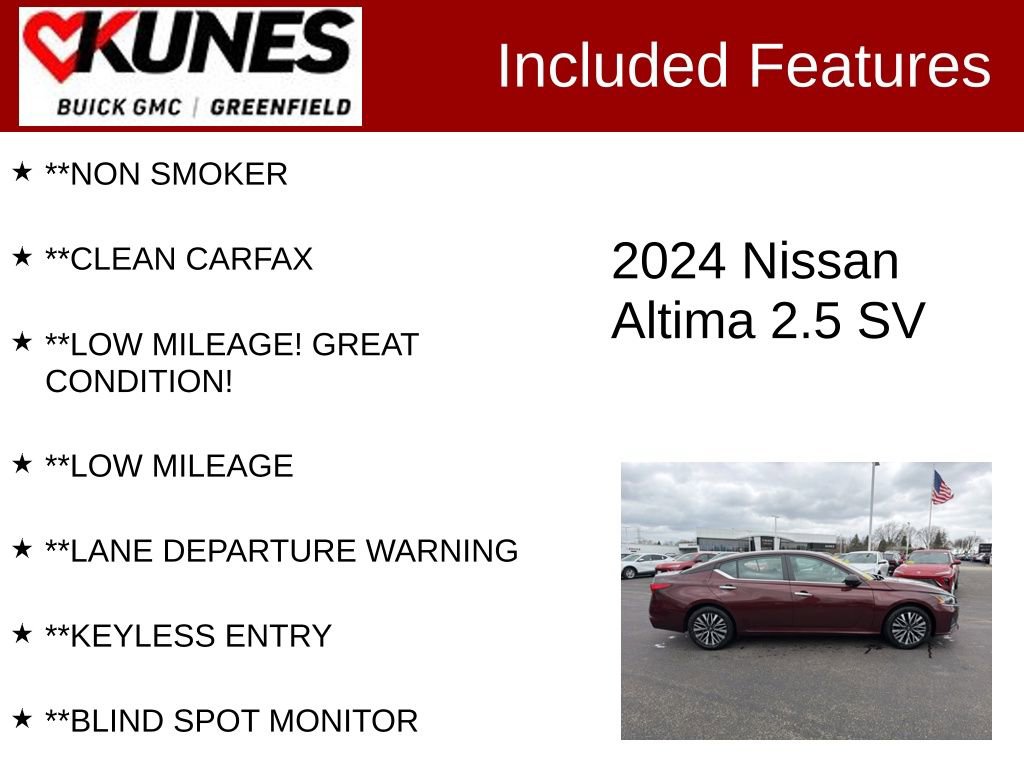 Used 2024 Nissan Altima 2.5 SV image 3