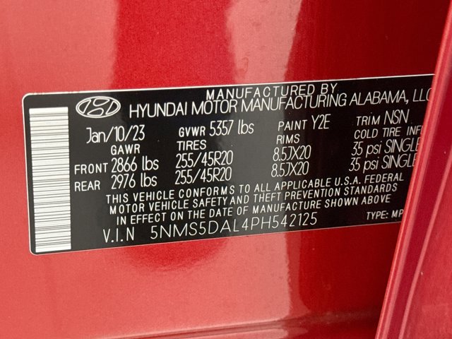 Used 2023 Hyundai Santa Fe Calligraphy image 23