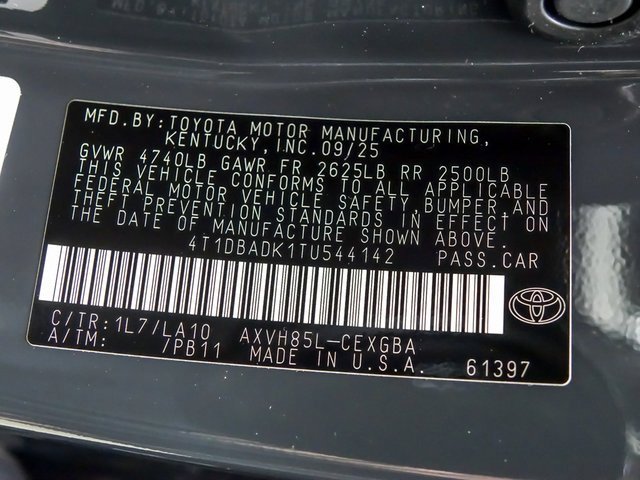 New 2026 Toyota Camry XLE image 25