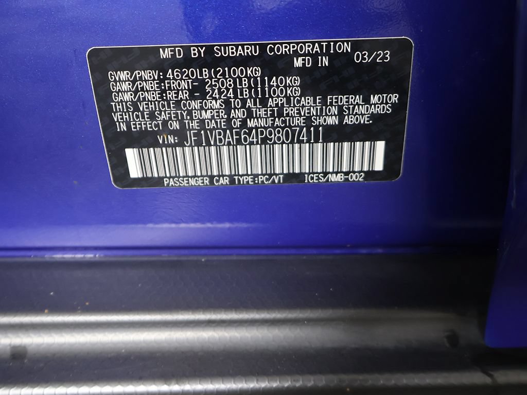 Used 2023 Subaru WRX Premium w/ Popular Package #2 AWD/4WD image 48